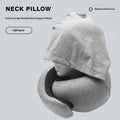 Memory Foam Travel Neck Pillow – Foldable U-Shape for Airplane, Car & Office